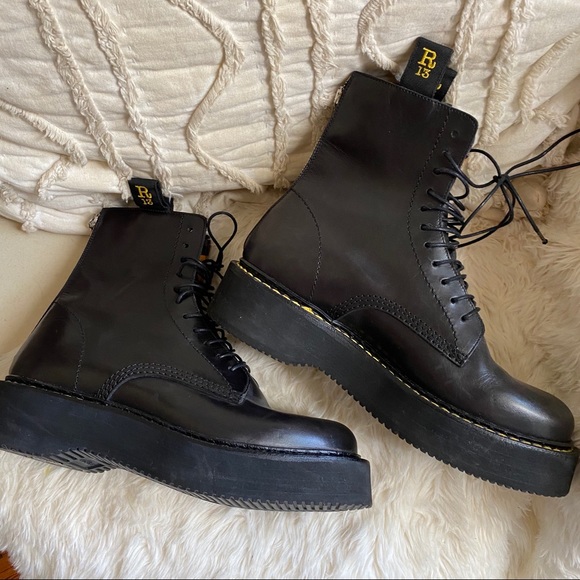 R13 platform combat boots - Picture 4 of 8